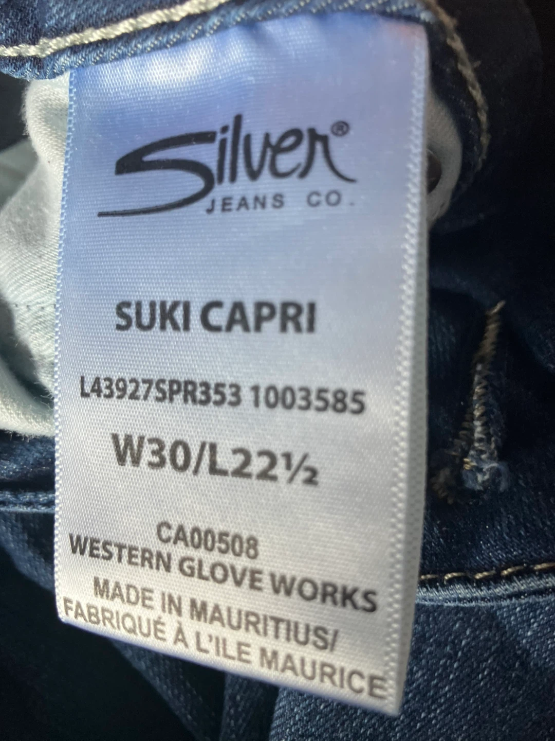 Silver Jeans Co. Suki Capri Jeans Women's W30/L22.5 - photo 3