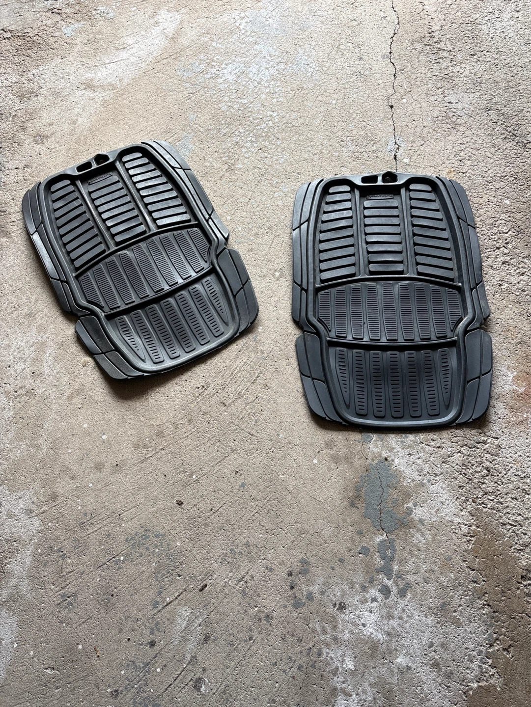 Rubber Car Floor Mats - Set of 2