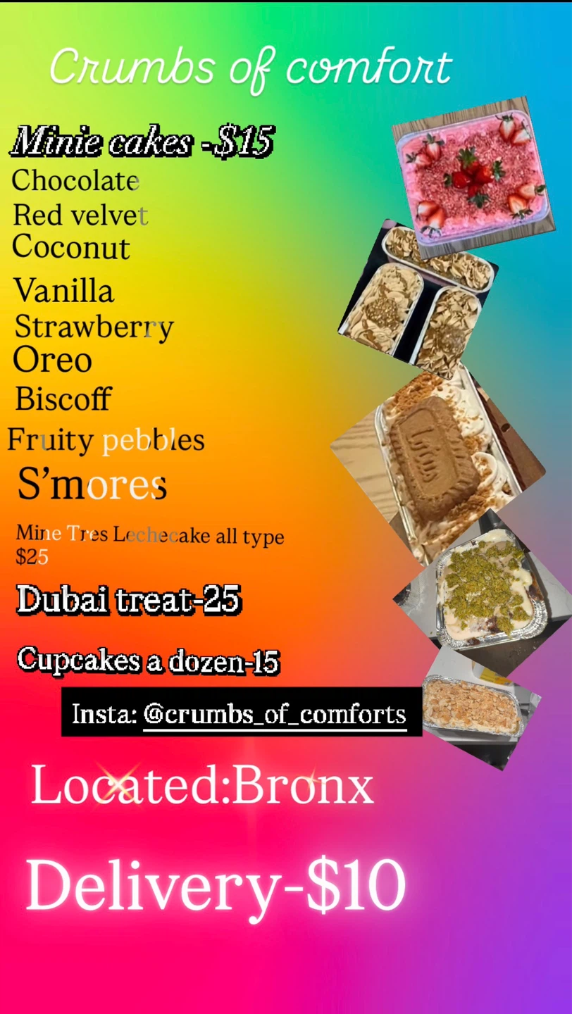 Crumbs of Comfort Mini Cakes & Desserts