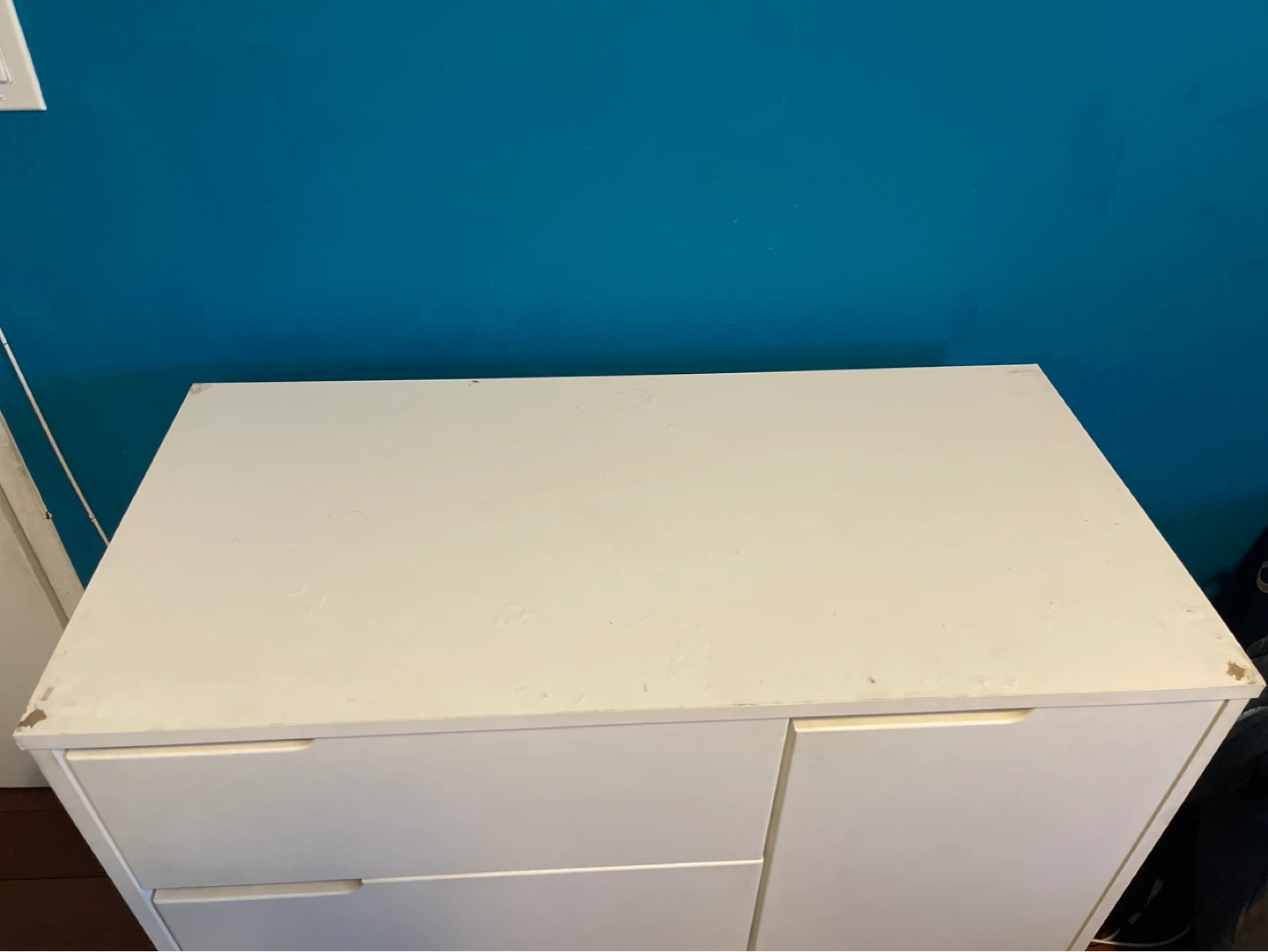 Babyletto White Dresser with Cabinet - photo 3