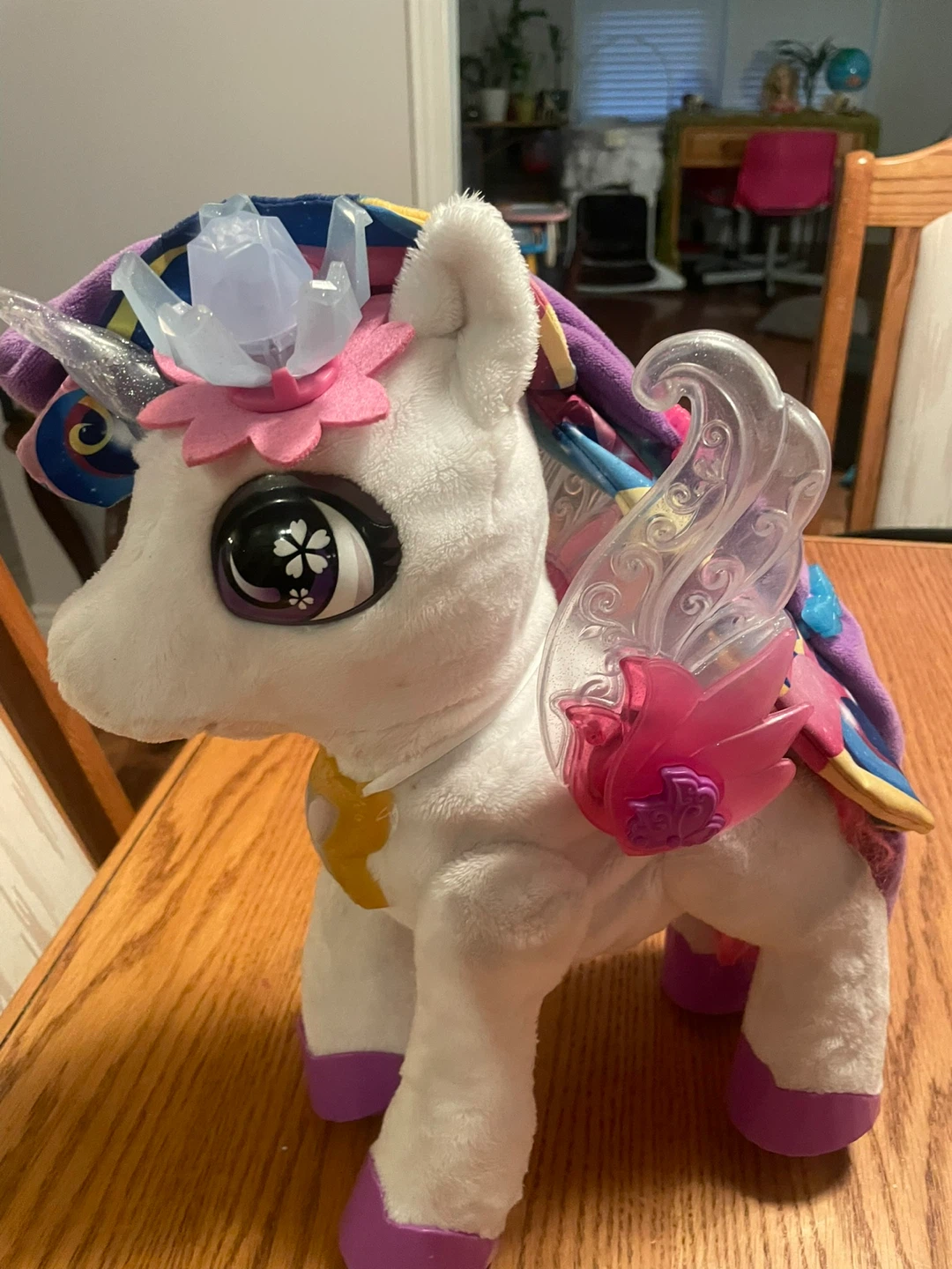 Interactive Plush Unicorn with Wand