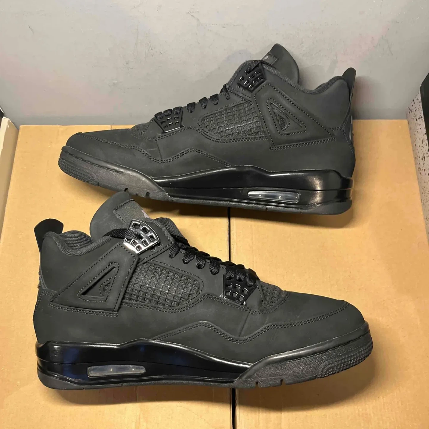 Jordan 4 Black Cat (Size 13) - photo 2