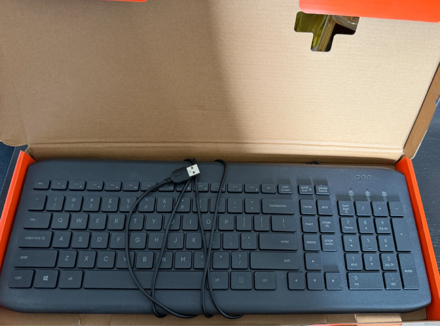 onn. Wired USB Keyboard - photo 2