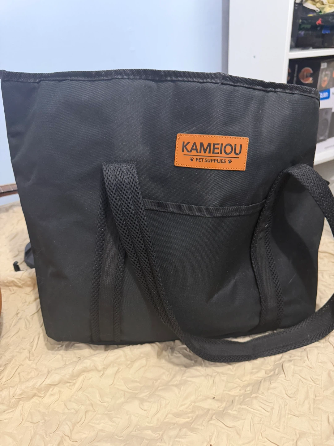 Kameiou Pet Supplies Black Tote Bag