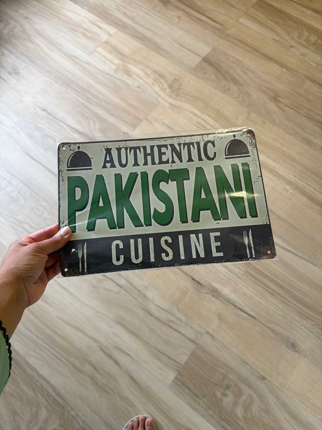 Authentic Pakistani Cuisine Metal Sign