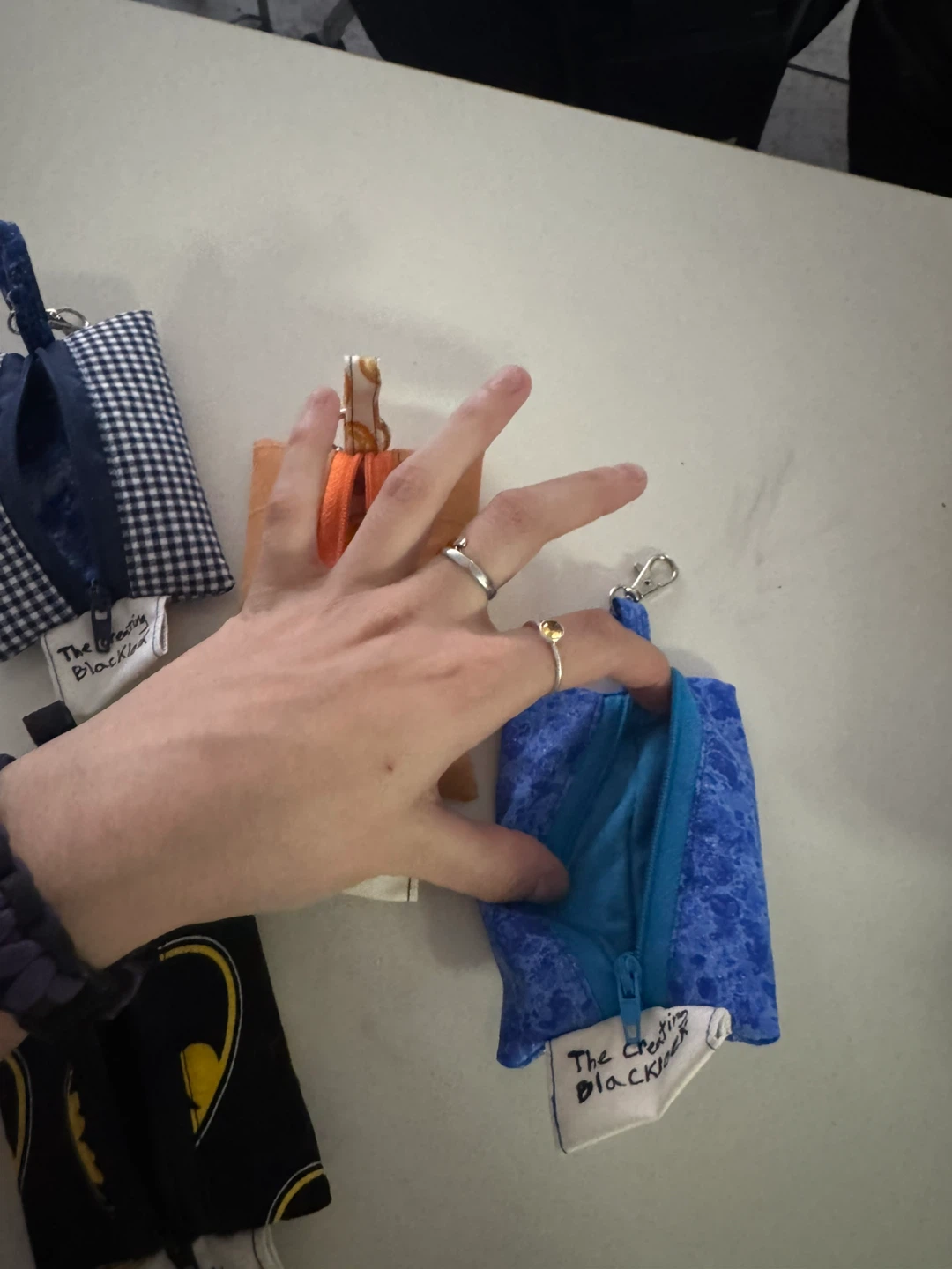 Handmade mini bag key chain - photo 5