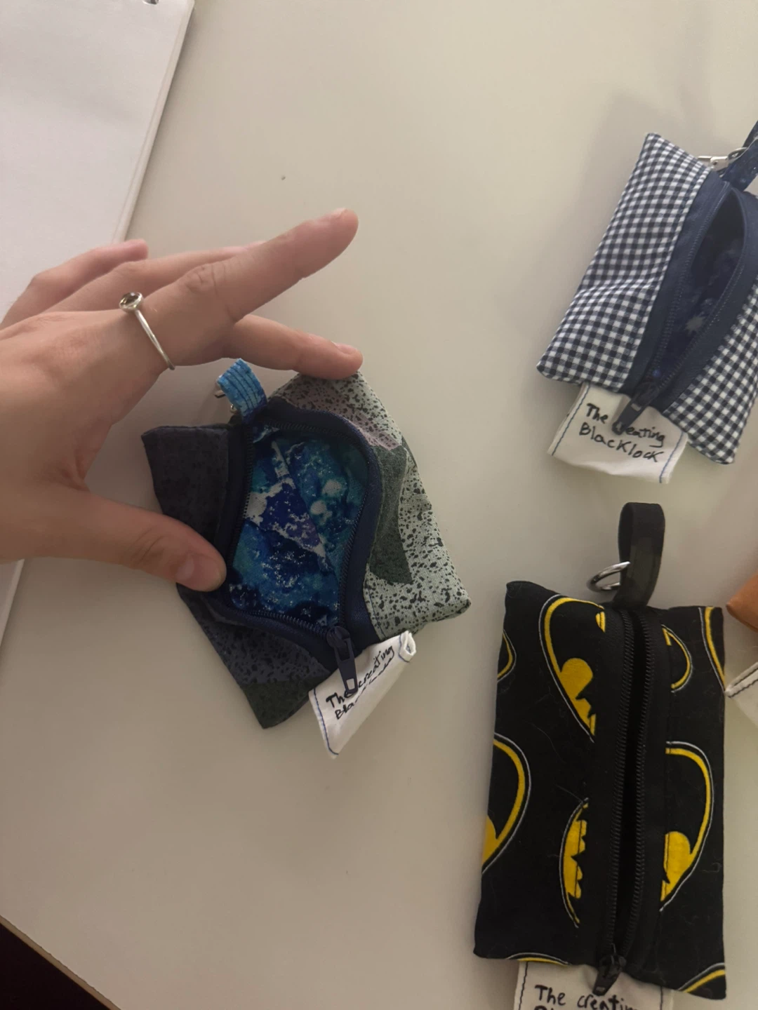 Handmade mini bag key chain - photo 2