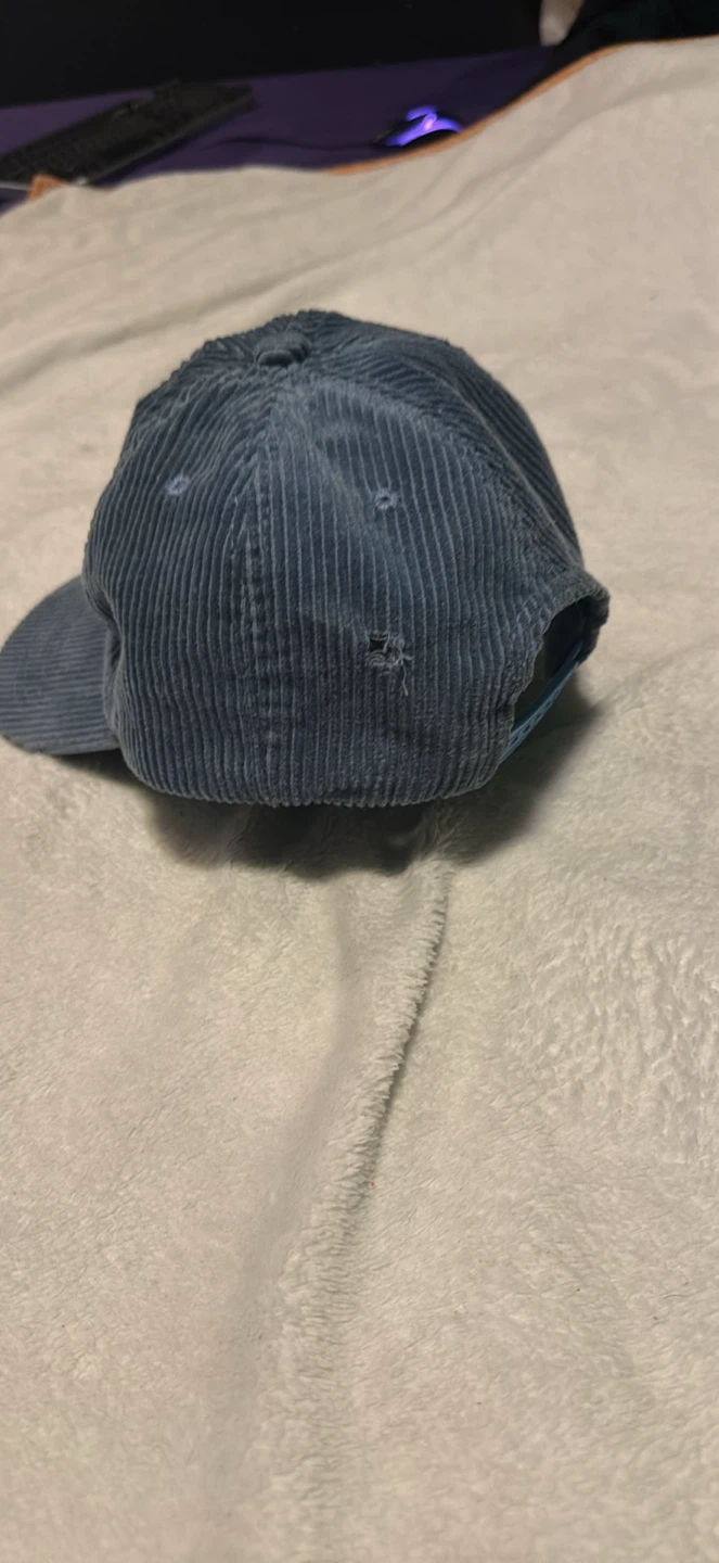 Assholes Live Forevee Blue Corduroy Baseball Cap - photo 3