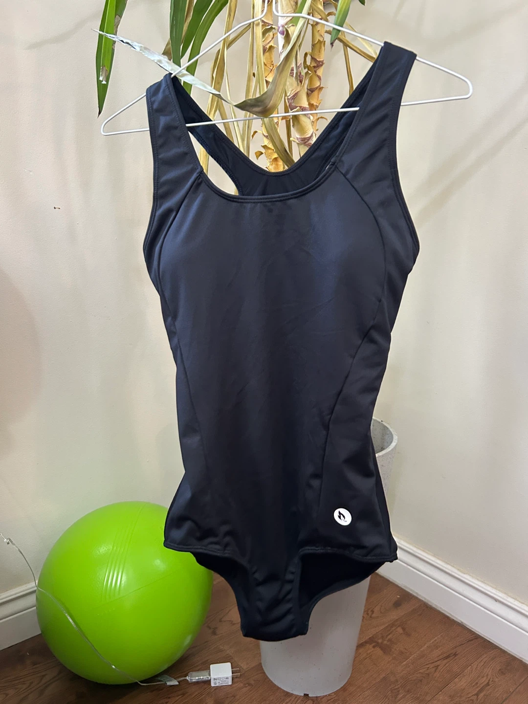 Black Athletic Swimsuit