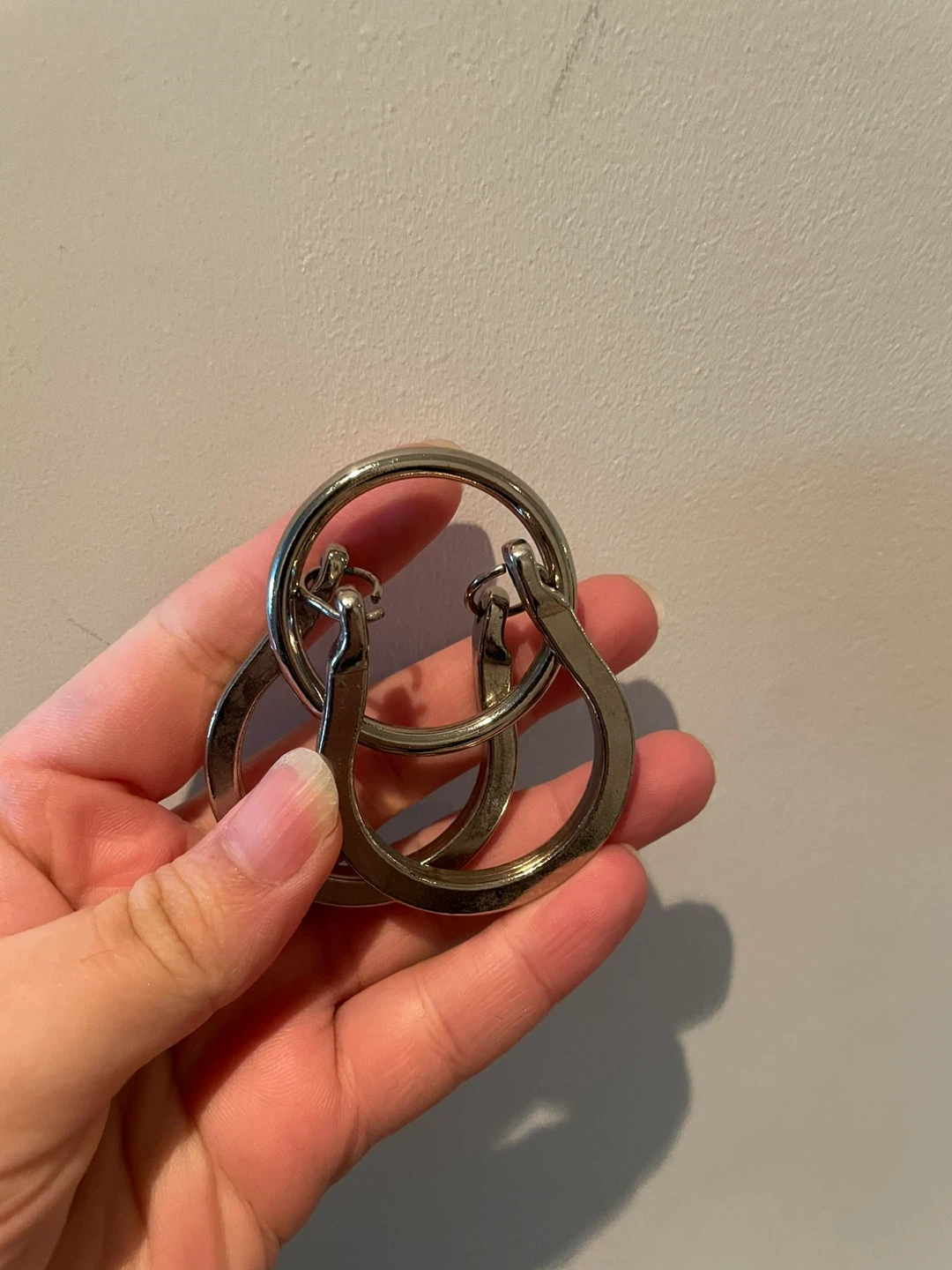 Metal Interlocking Ring Puzzle