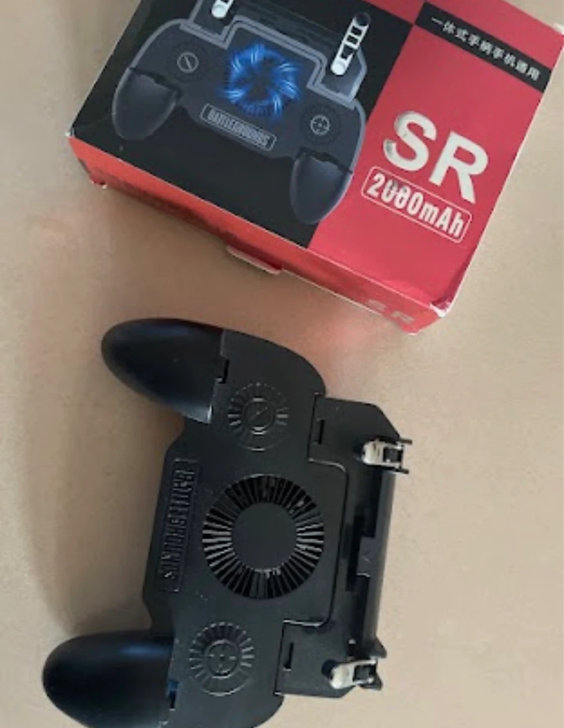PUBG Game Controller with 2000mAh Fan