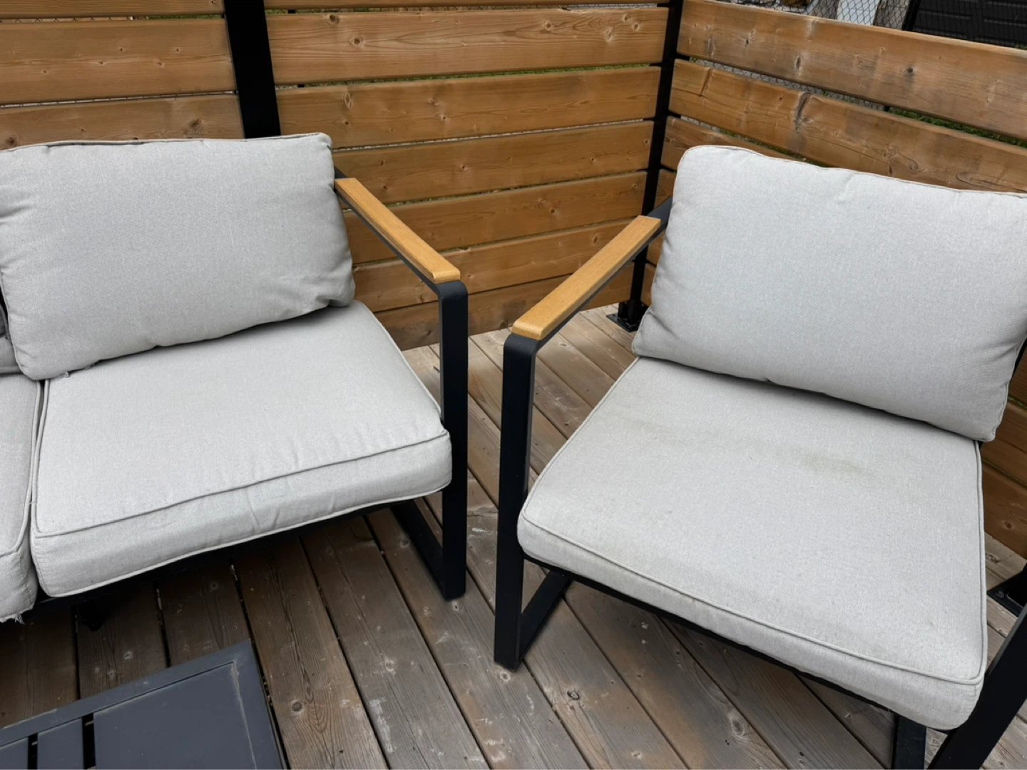Patio chairs