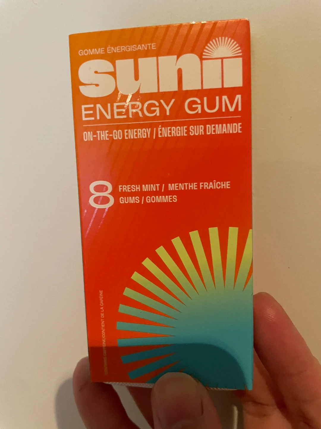 Sunii Energy Gum - Fresh Mint Flavour