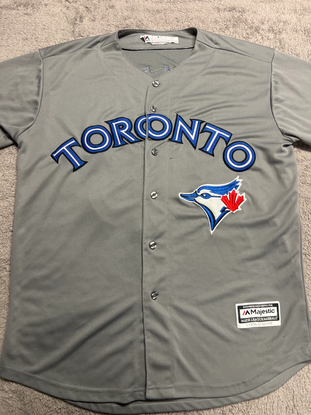 Mens Medium Majestic Toronto Blue Jays Donaldson Jersey