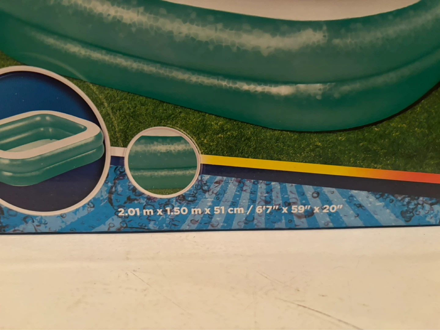 Bestway Inflatable Pool 6'7" x 59" x 20" - photo 2