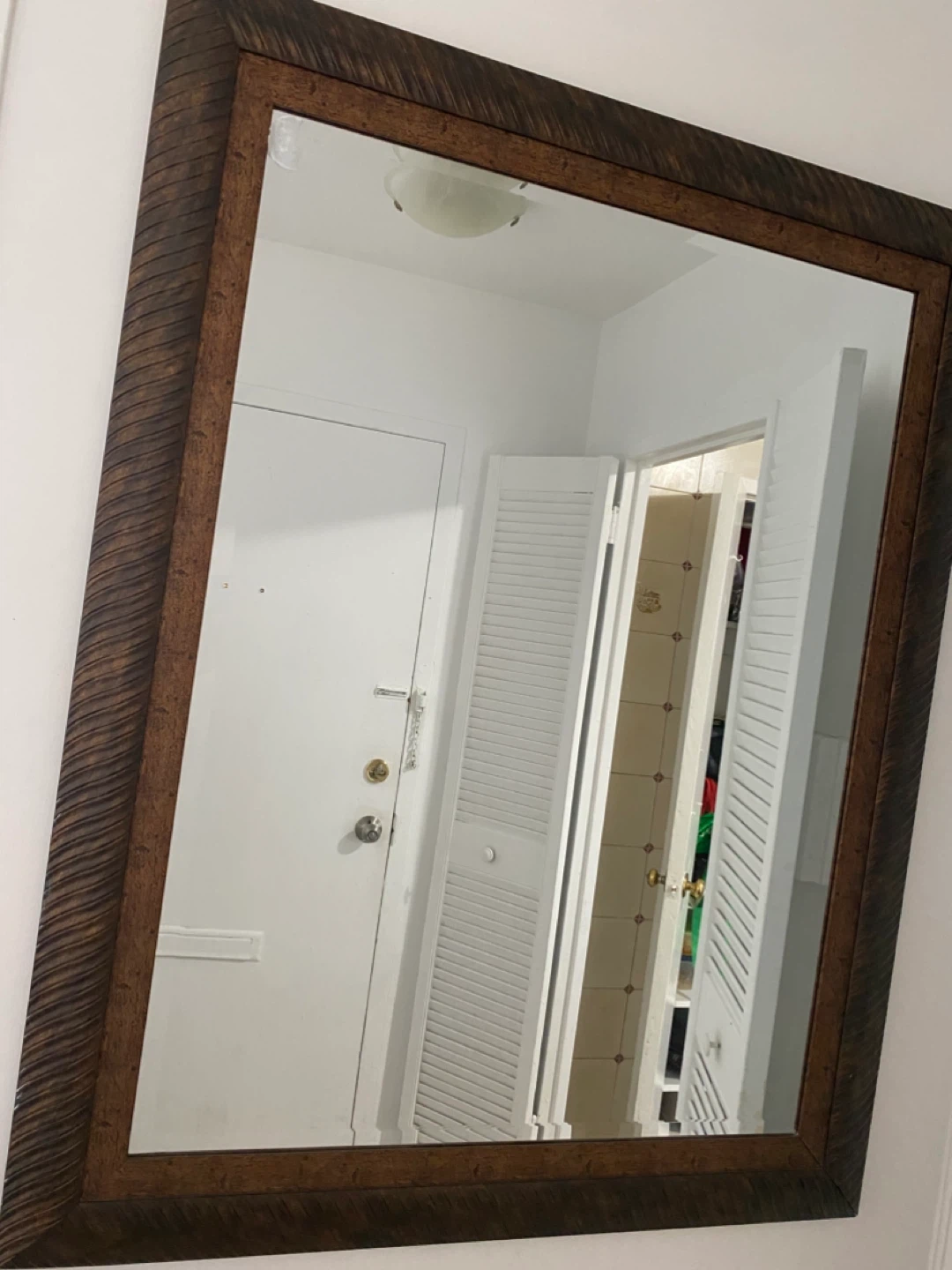 Wooden Framed Wall Mirror - photo 3