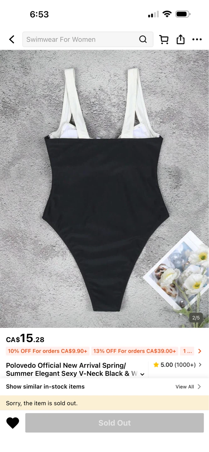 One piece swimsuit xs/small new - photo 3