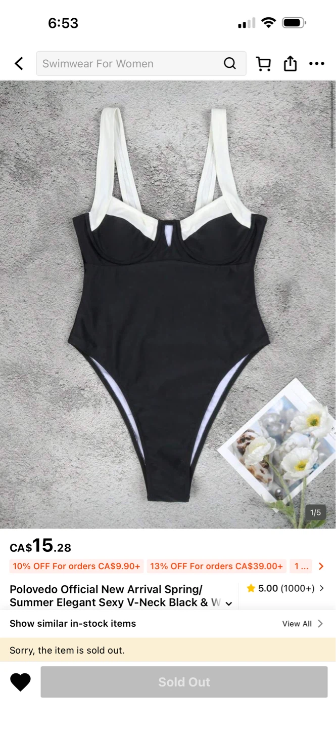 One piece swimsuit xs/small new - photo 2