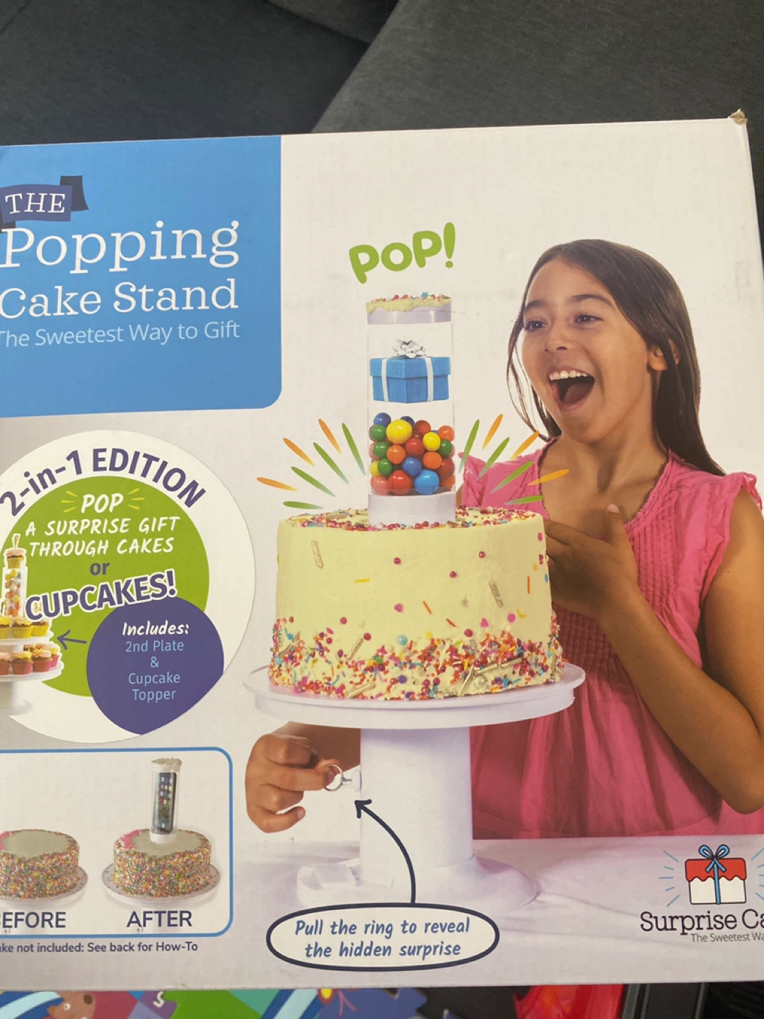 Surprise Cake Popping Cake Stand 2-in-1 Edition