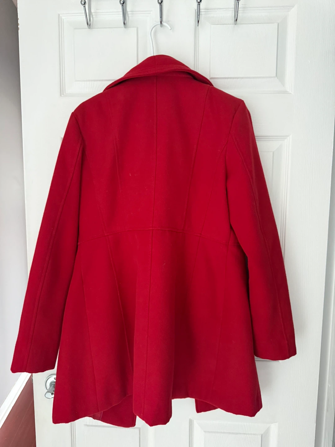 Women’s Jessica Simpson Red Wool Blend Coat - photo 2