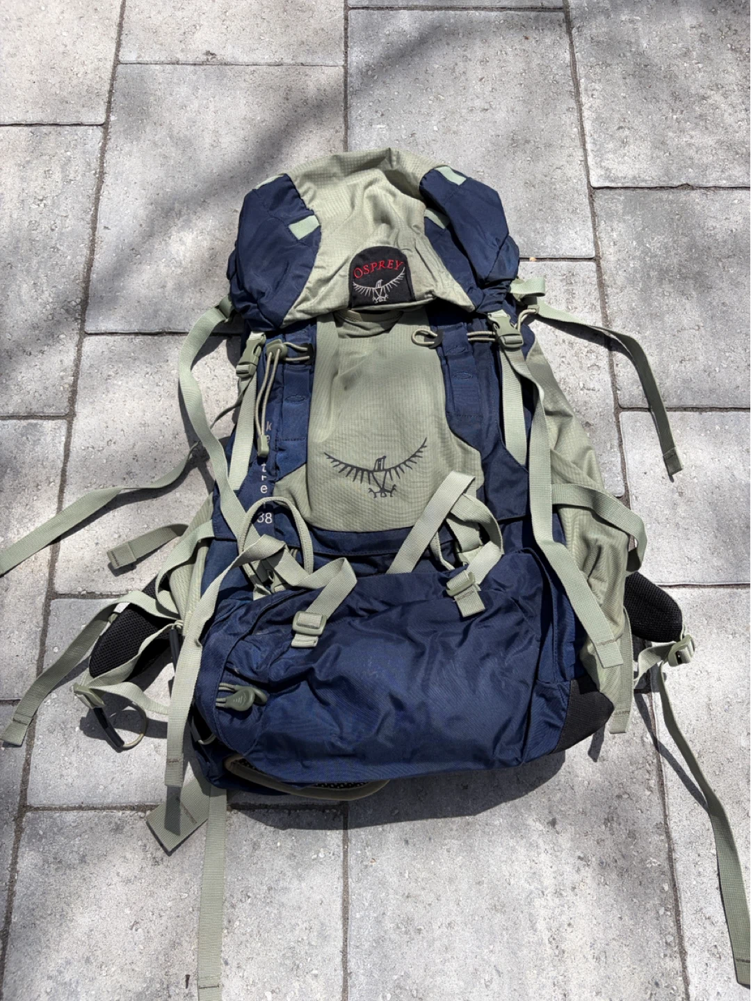 Osprey Kestrel 38L Hiking Backpack