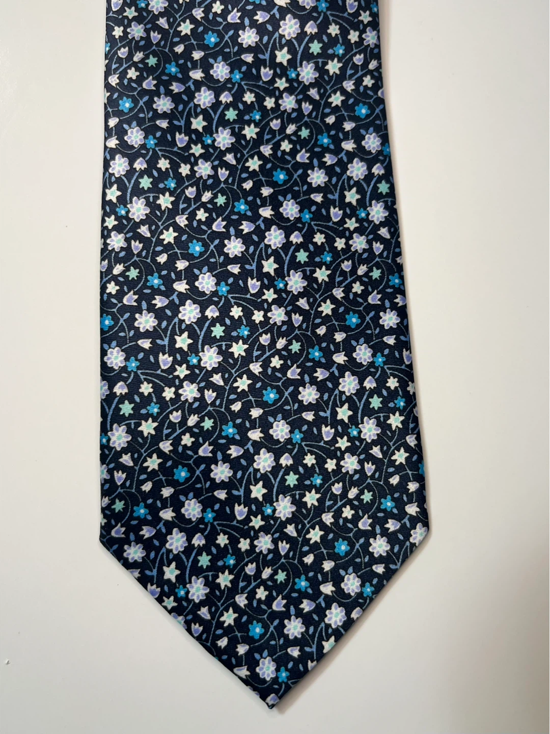 Pierre Cardin Navy Floral Tie - photo 4
