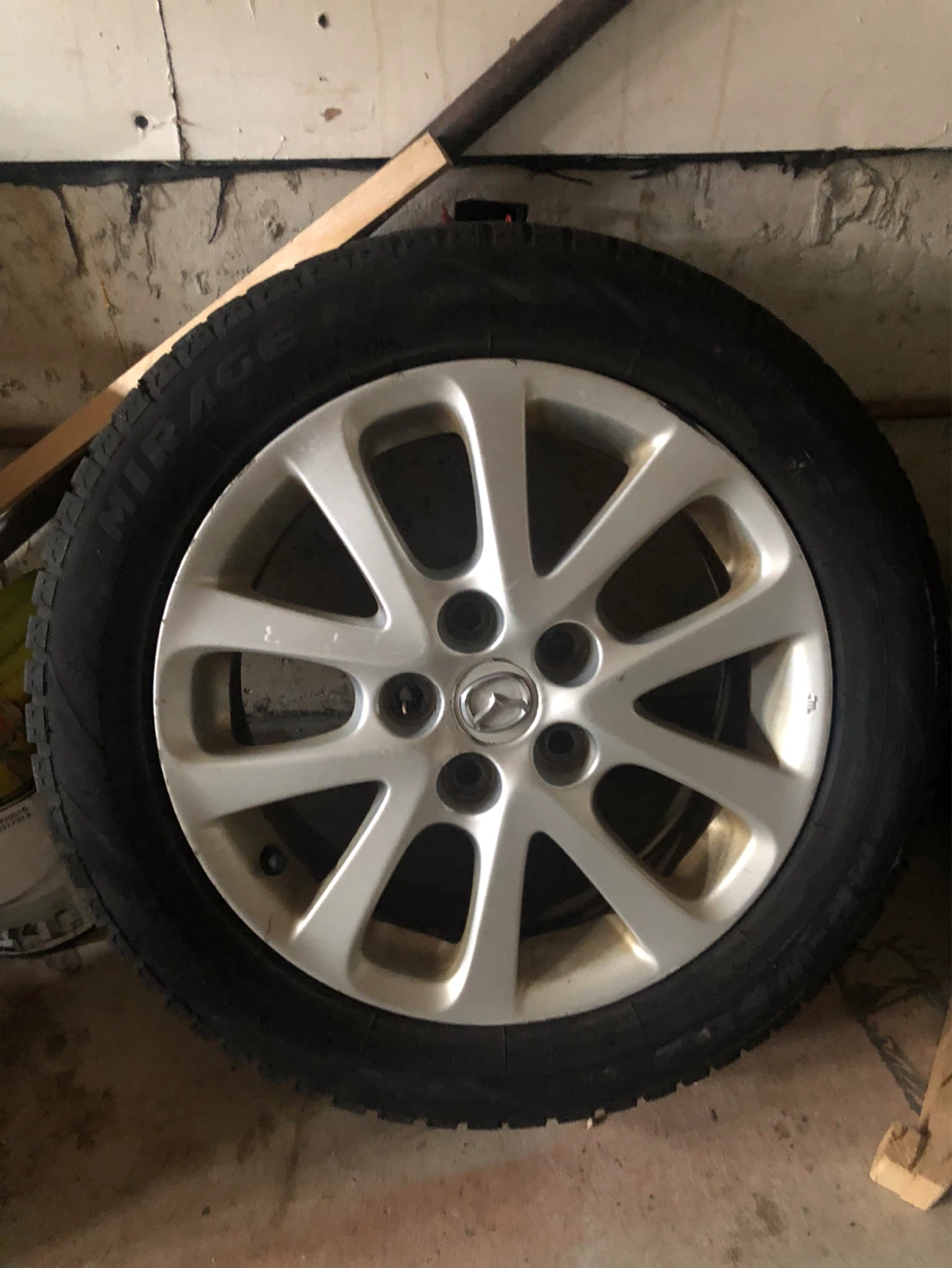 Mazda Winter Tire and Rim