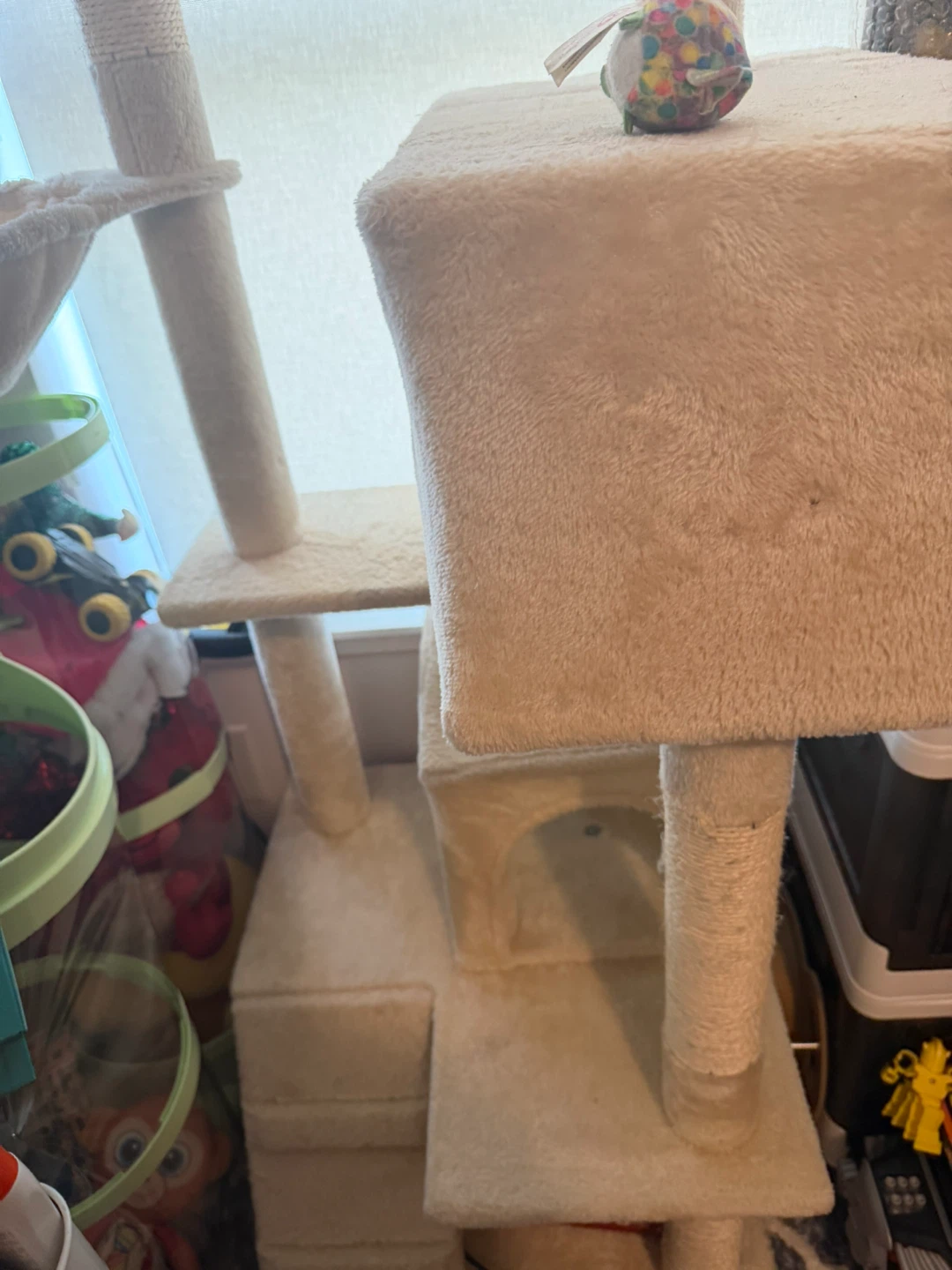 Beige Cat Tree for Large Cats - 56.3" - photo 3