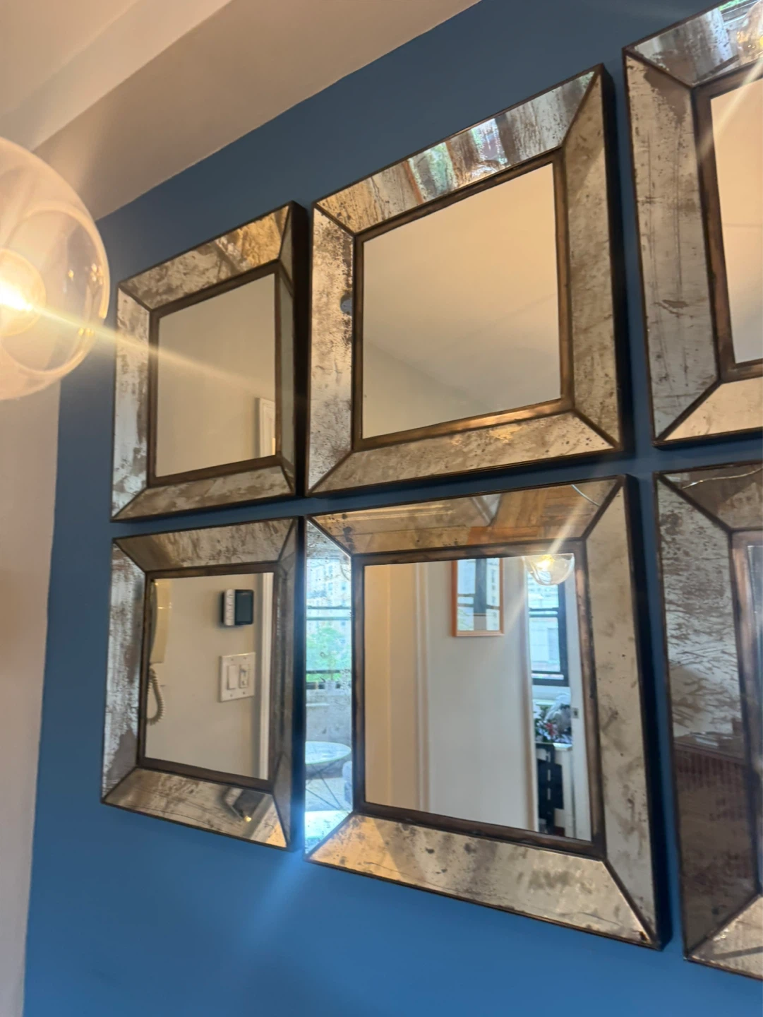 Crate & Barrel Dubois Wall mirror - 6pc - photo 2
