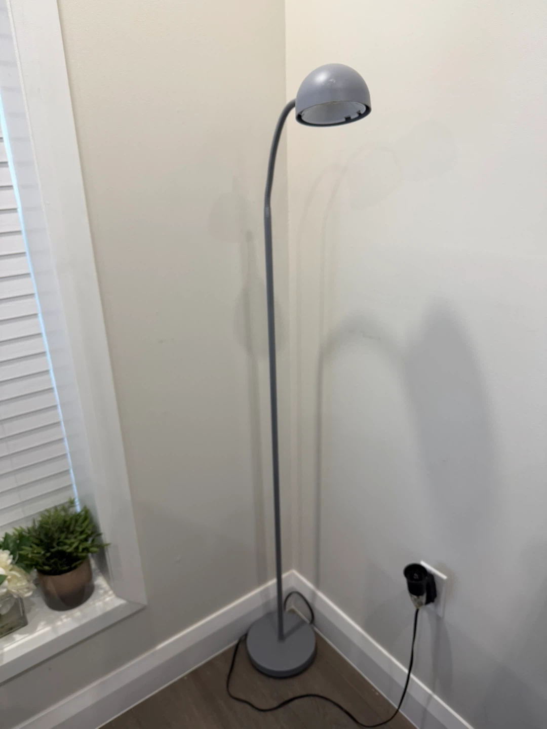 Grey Floor Lamp