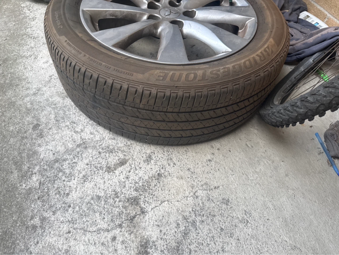 Bridgestone Tire and Original Mitsubishi Alloy Rim - photo 2