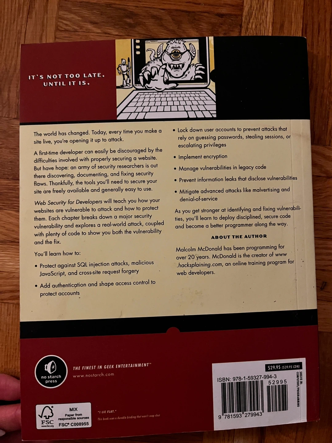 Web Security for Developers Book - photo 2