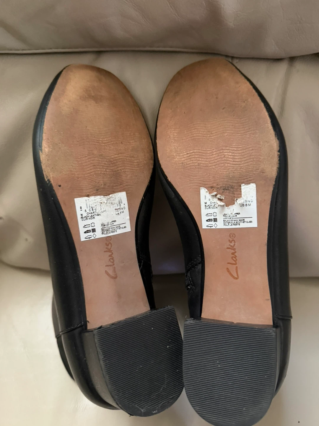 Clarks Black Leather Ankle Boots - photo 4