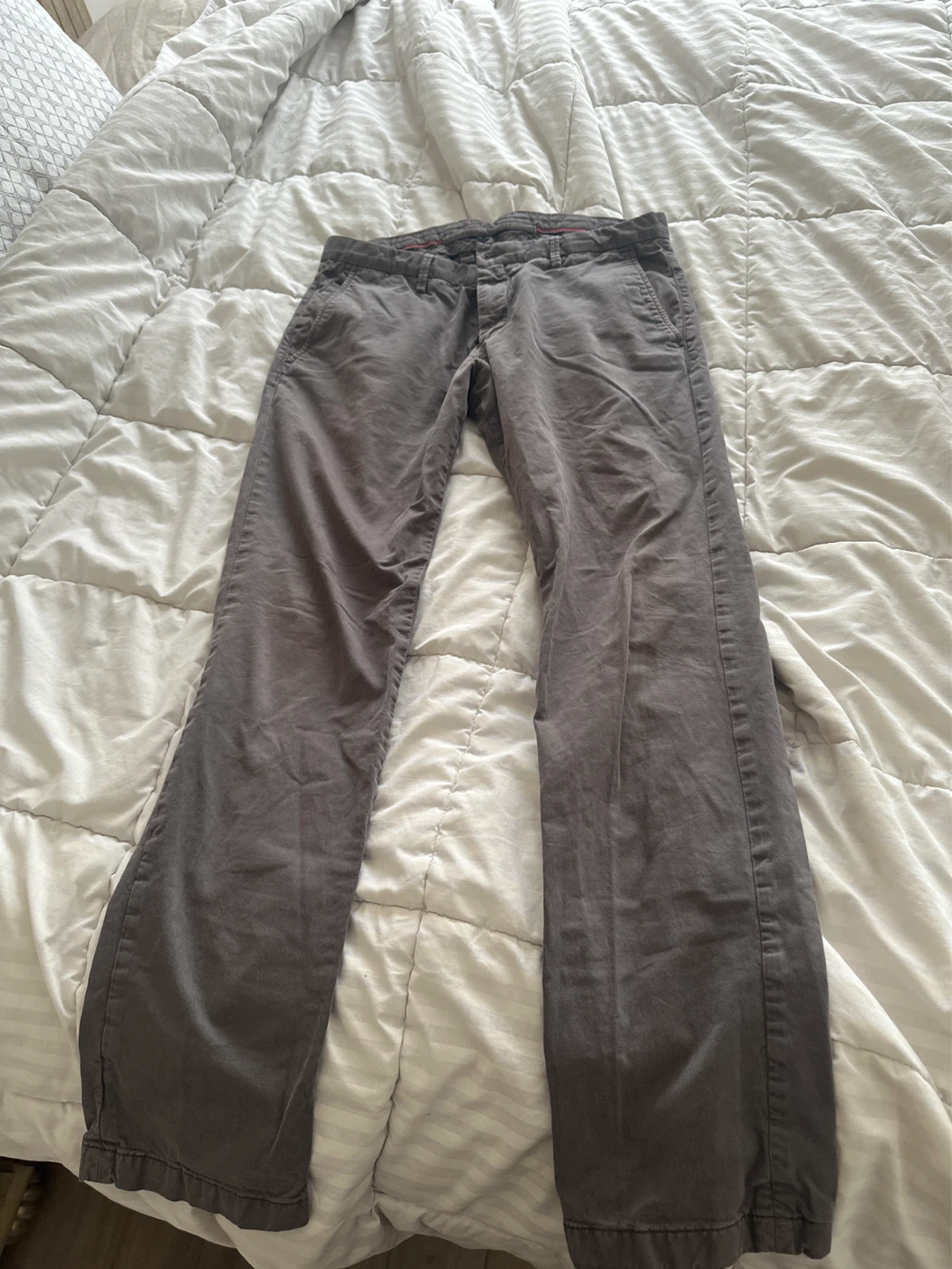 Grey Chinos - Size 32x30