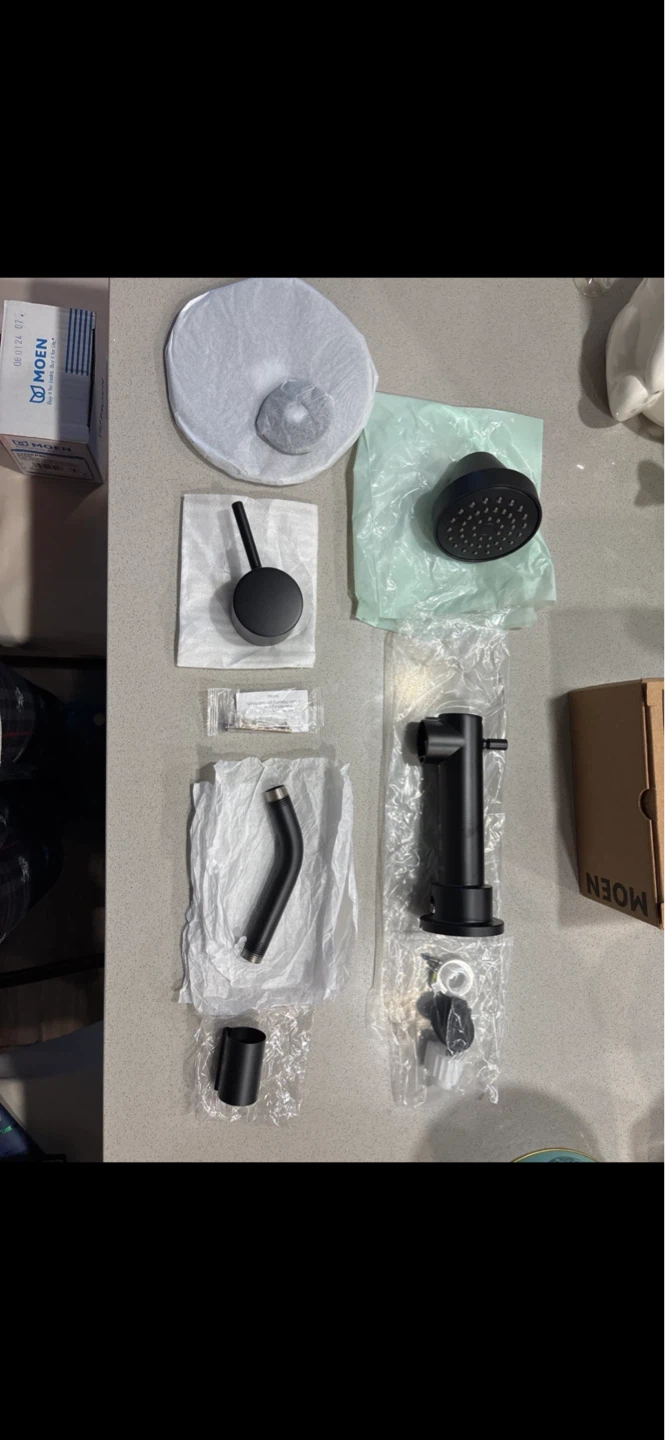 Moen Matte Black Tub/Shower Trim Kit - photo 2