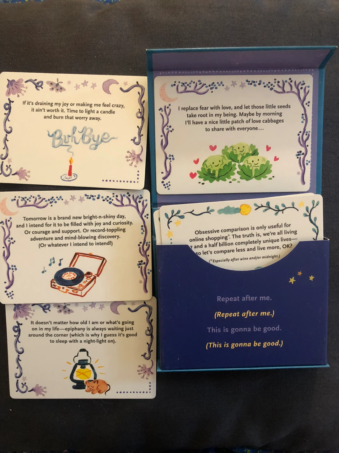 Affirmators! Evening Mantras Card Deck