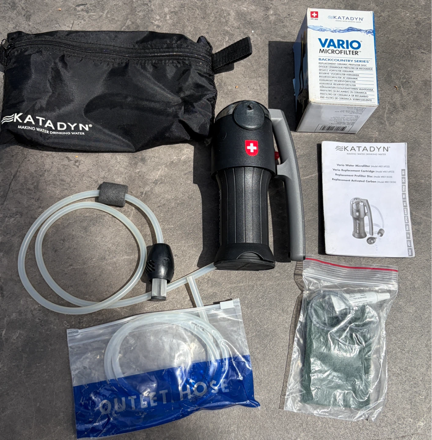 Katadyn Vario water filter Model #8014932 - photo 2