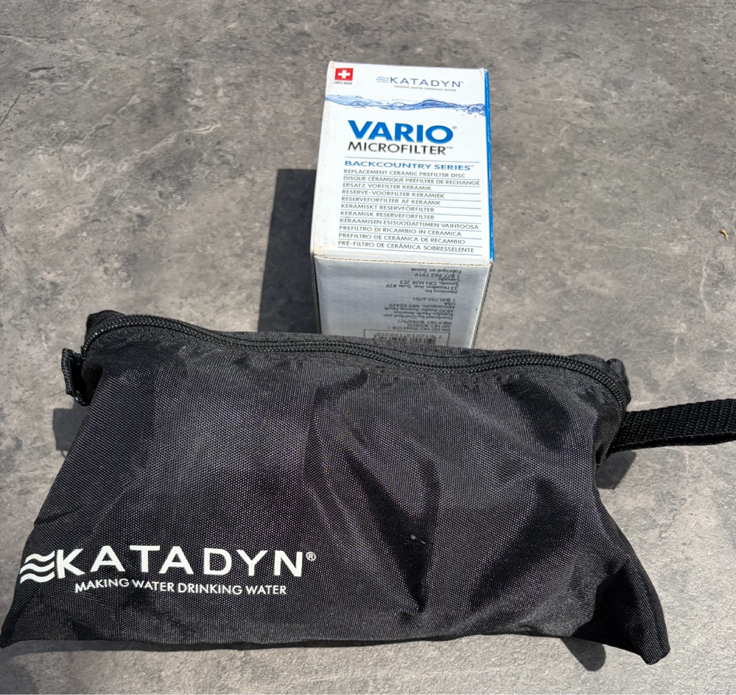 Katadyn Vario water filter Model #8014932 - photo 3