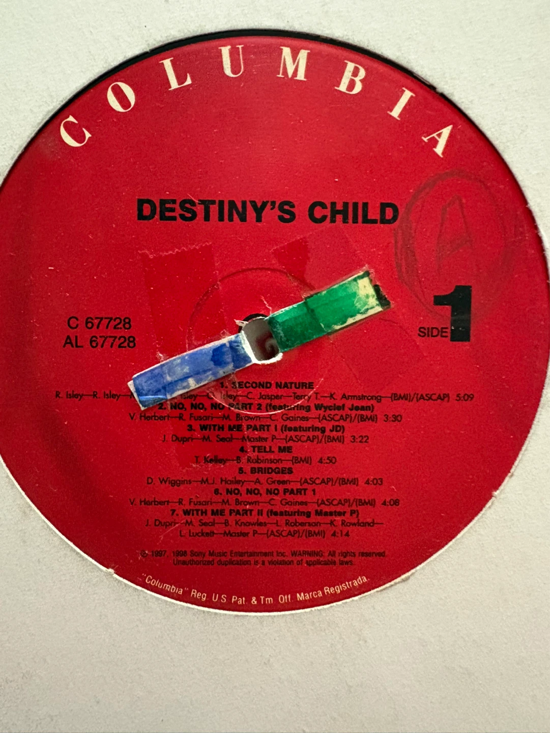 Destiny's Child Columbia 1 Vinyl Record - photo 2