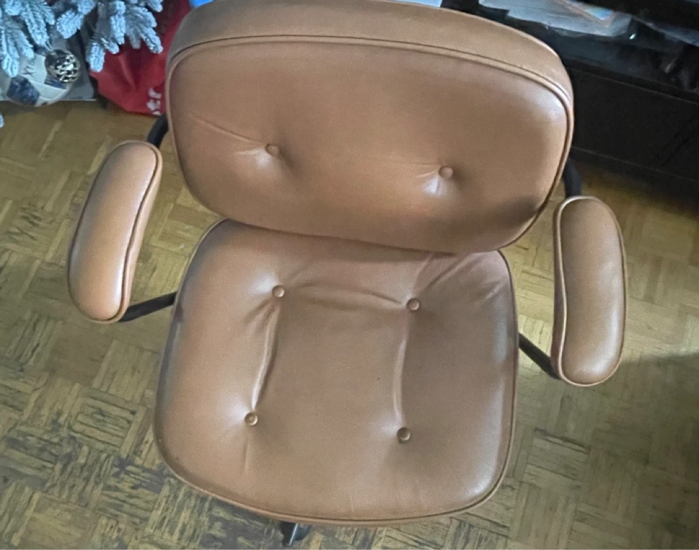 Brown Leather Office Chair