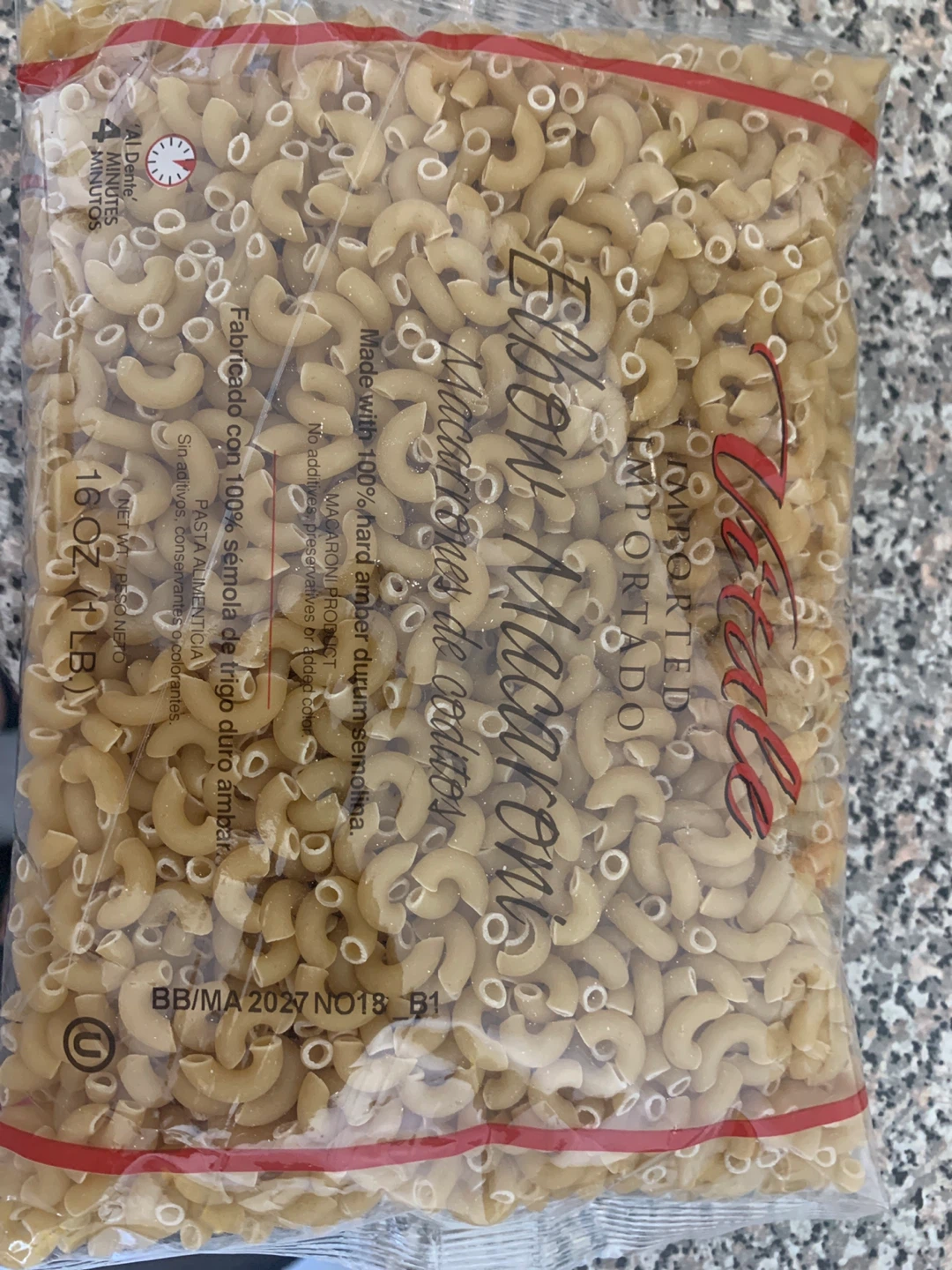 Vatale Elbow Macaroni 16oz