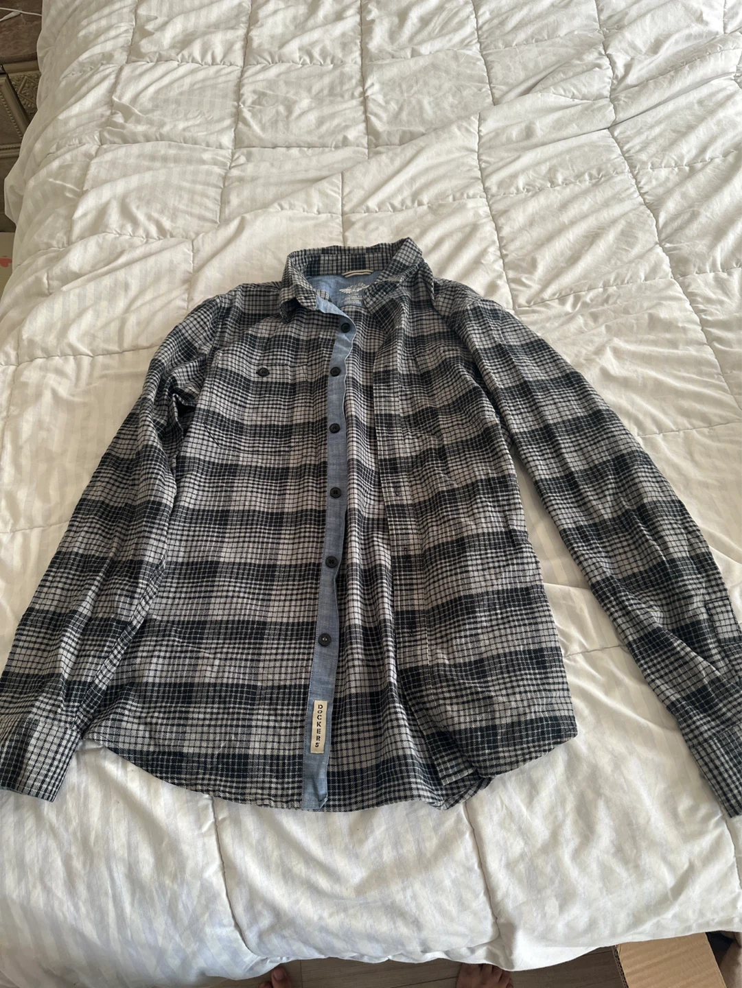 Dockers Modern Fit Plaid Button-Up Shirt