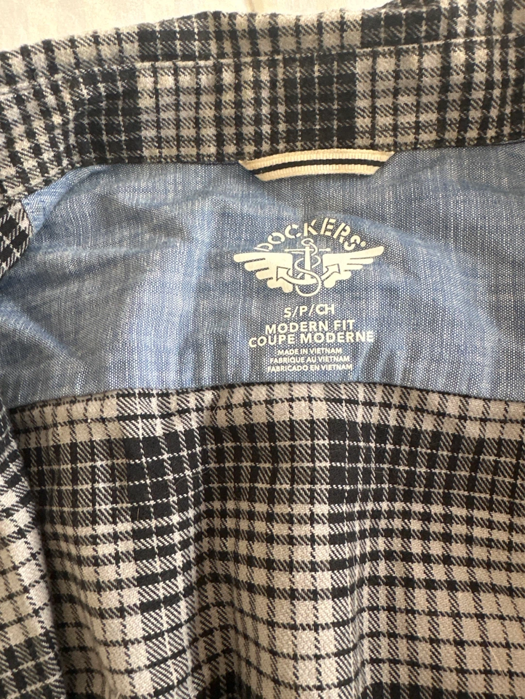 Dockers Modern Fit Plaid Button-Up Shirt - photo 2