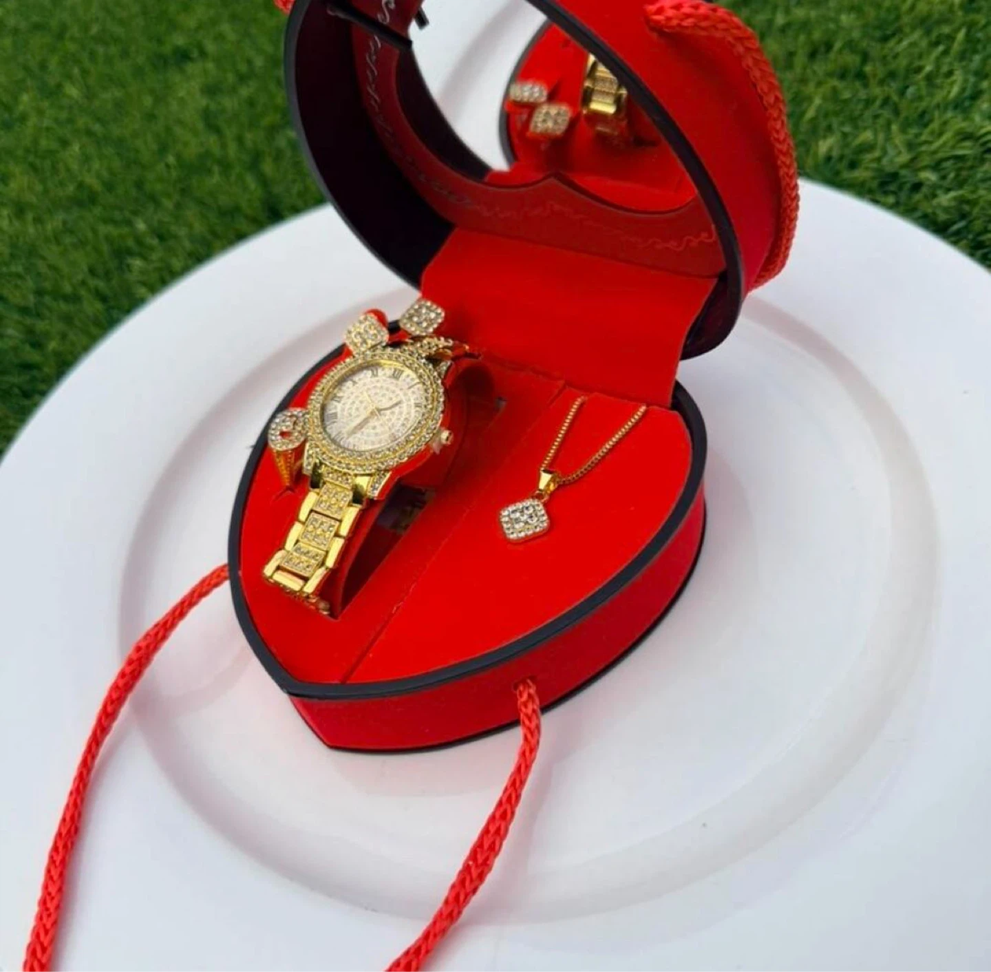 Luxury Gold Watch & Necklace Set ✨ LAST FEW LEFT