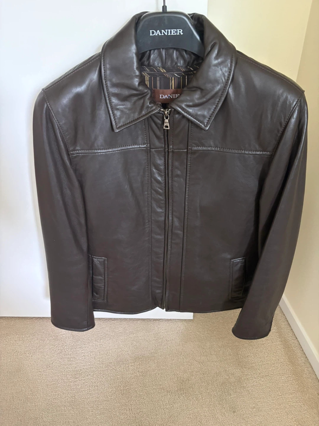 Danier Brown Leather Jacket