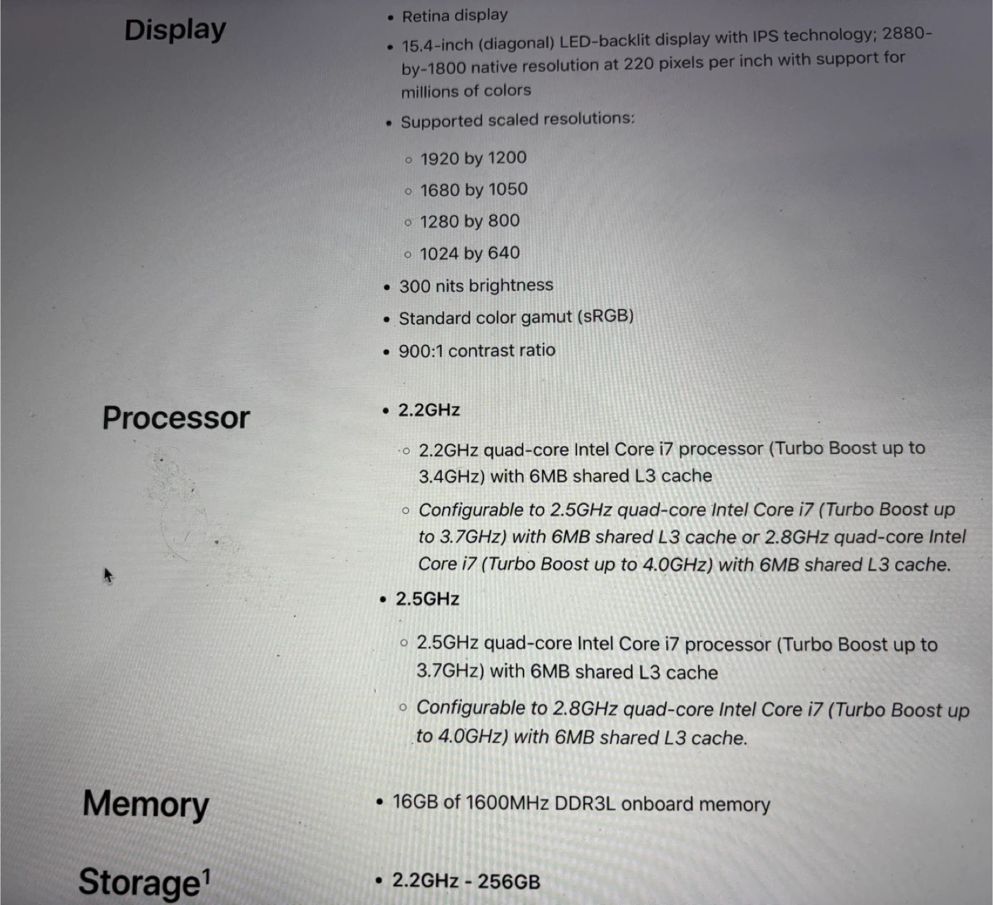 Apple MacBook Pro 15 16GB RAM - photo 3