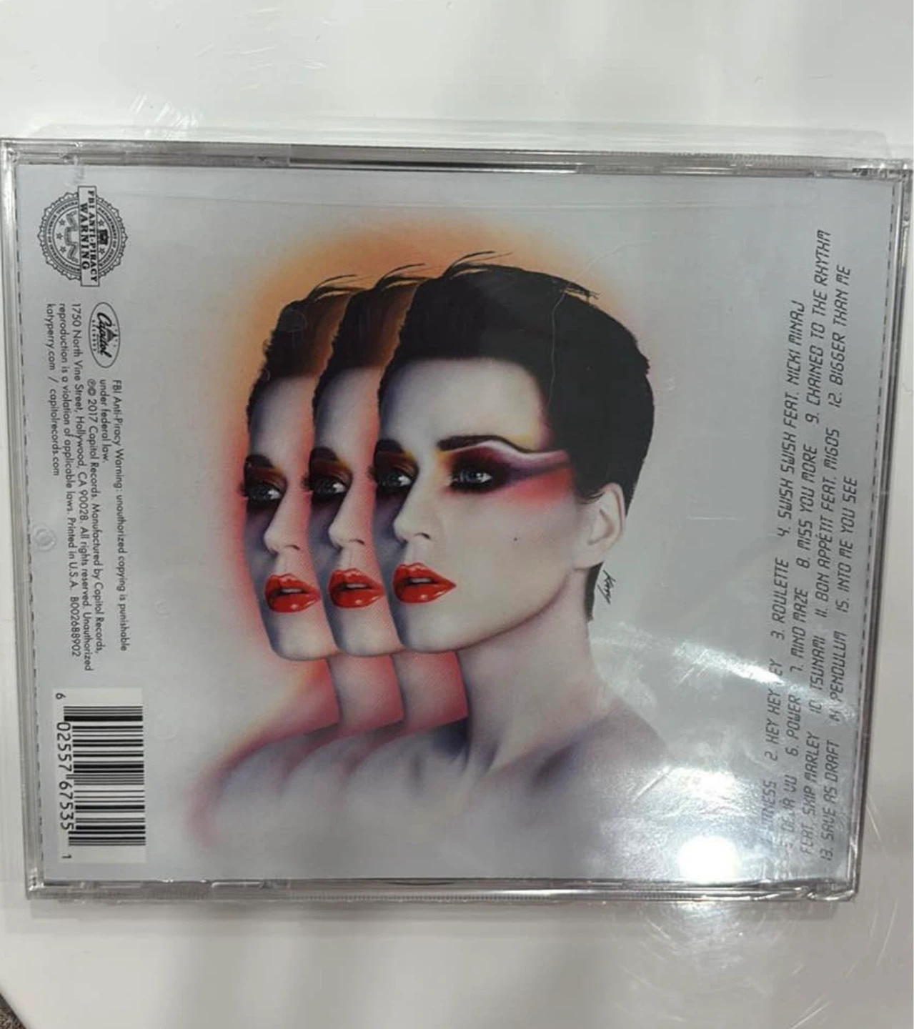 Katy Perry Witness CD - photo 2