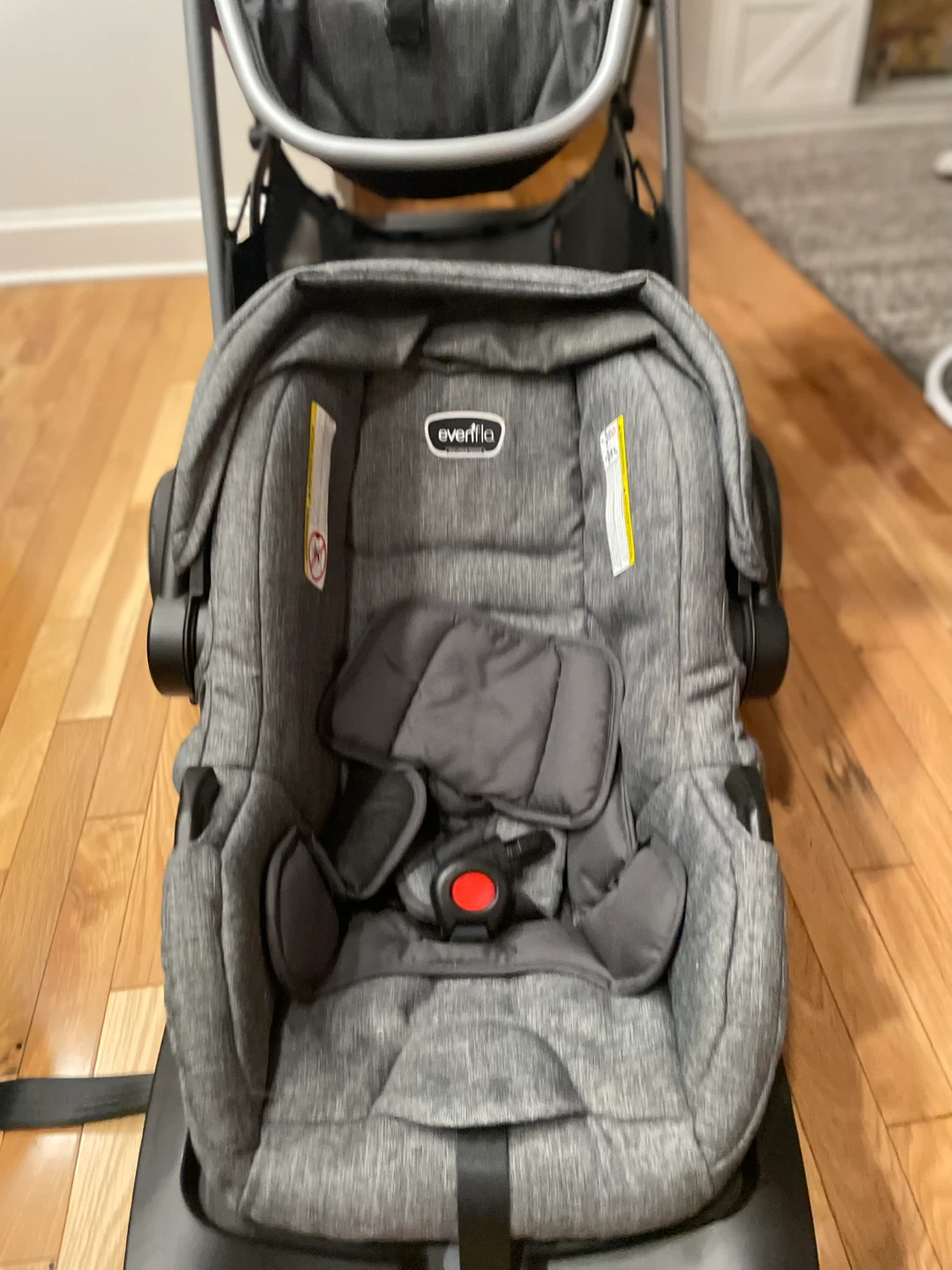 Evenflo Gray Infant Car Seat and Stroller Combo