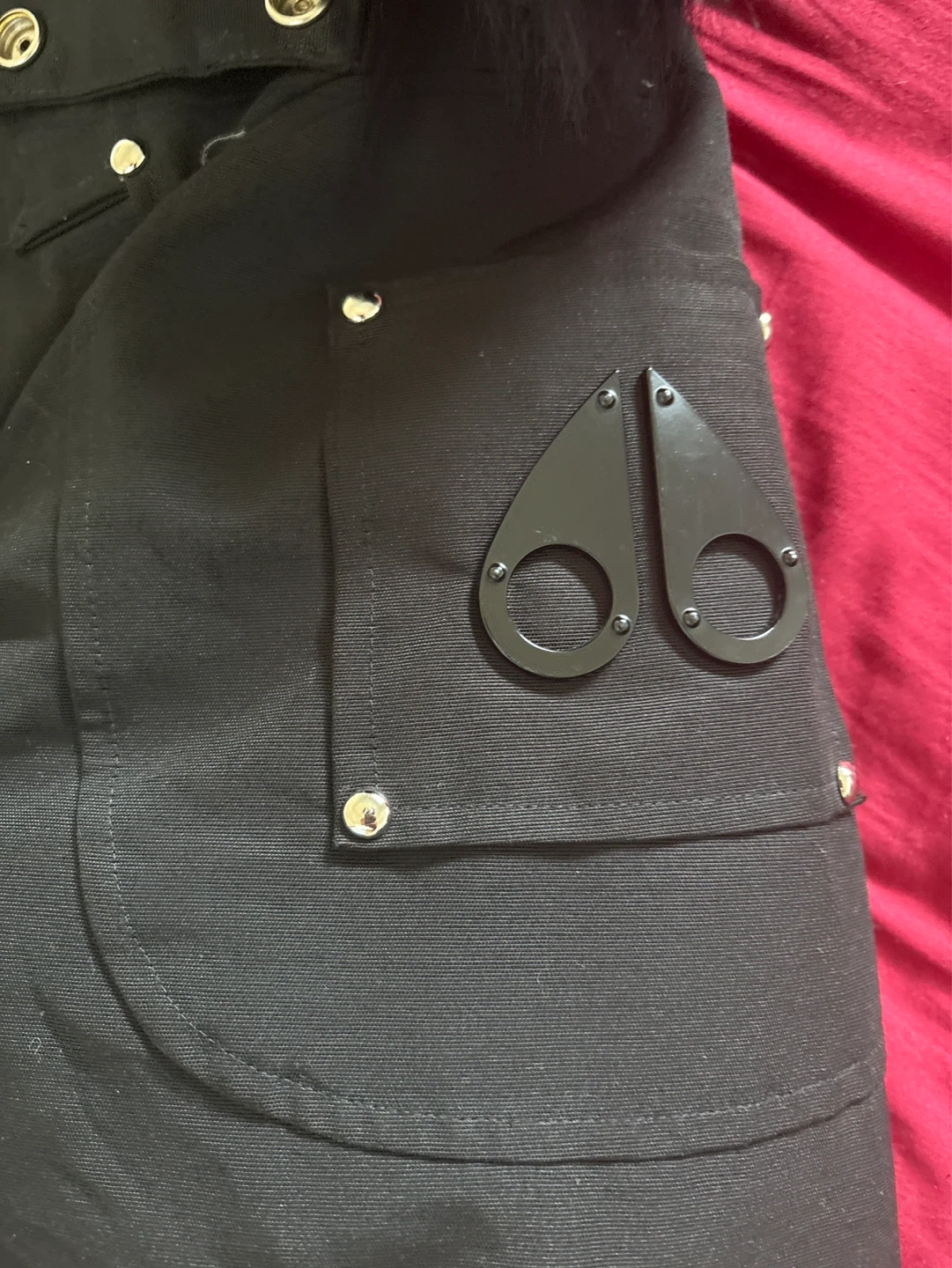 Moose Knuckles Black Down Filled Jacket - photo 2