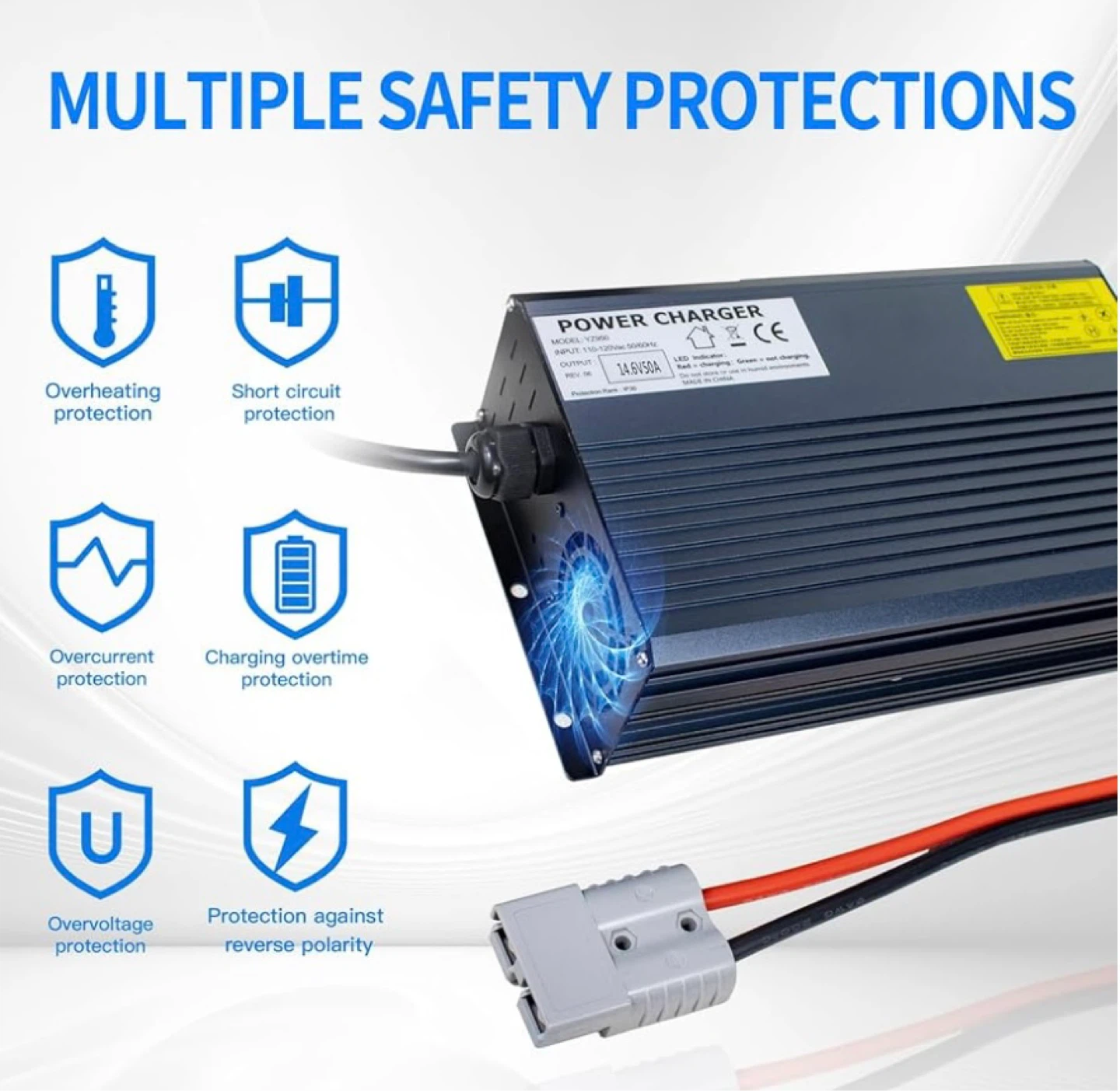 Power Charger 12V LifePO4 Battery Charger - photo 3